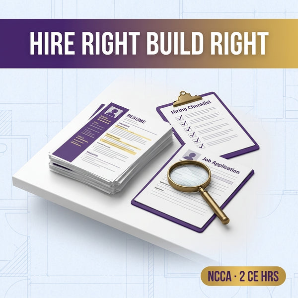 Hire Right Build Right | NCCA