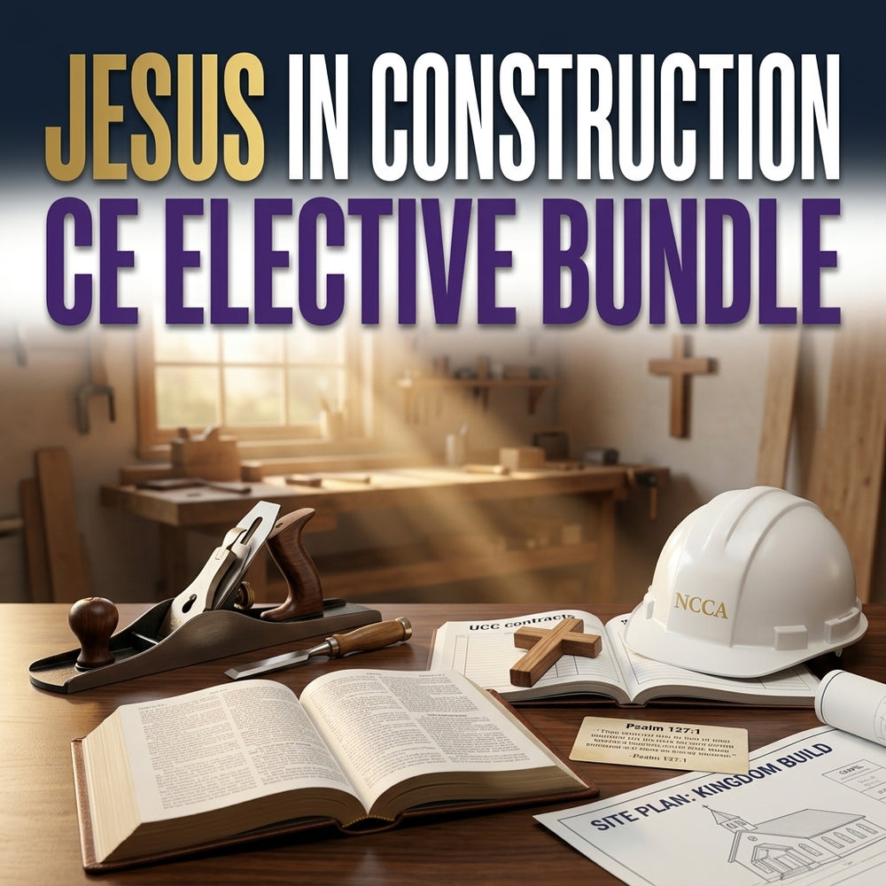 Jesus in Construction CE Elective Bundle — NC Contractor CE