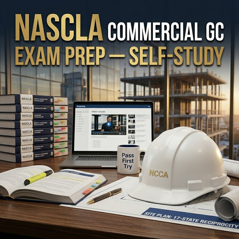 NASCLA Commercial GC Exam Prep — Self-Study — NCCA