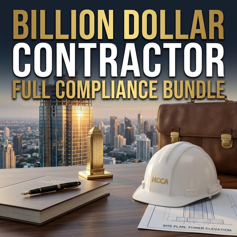 Billion Dollar Contractor Full Compliance Bundle — NC Contractor CE
