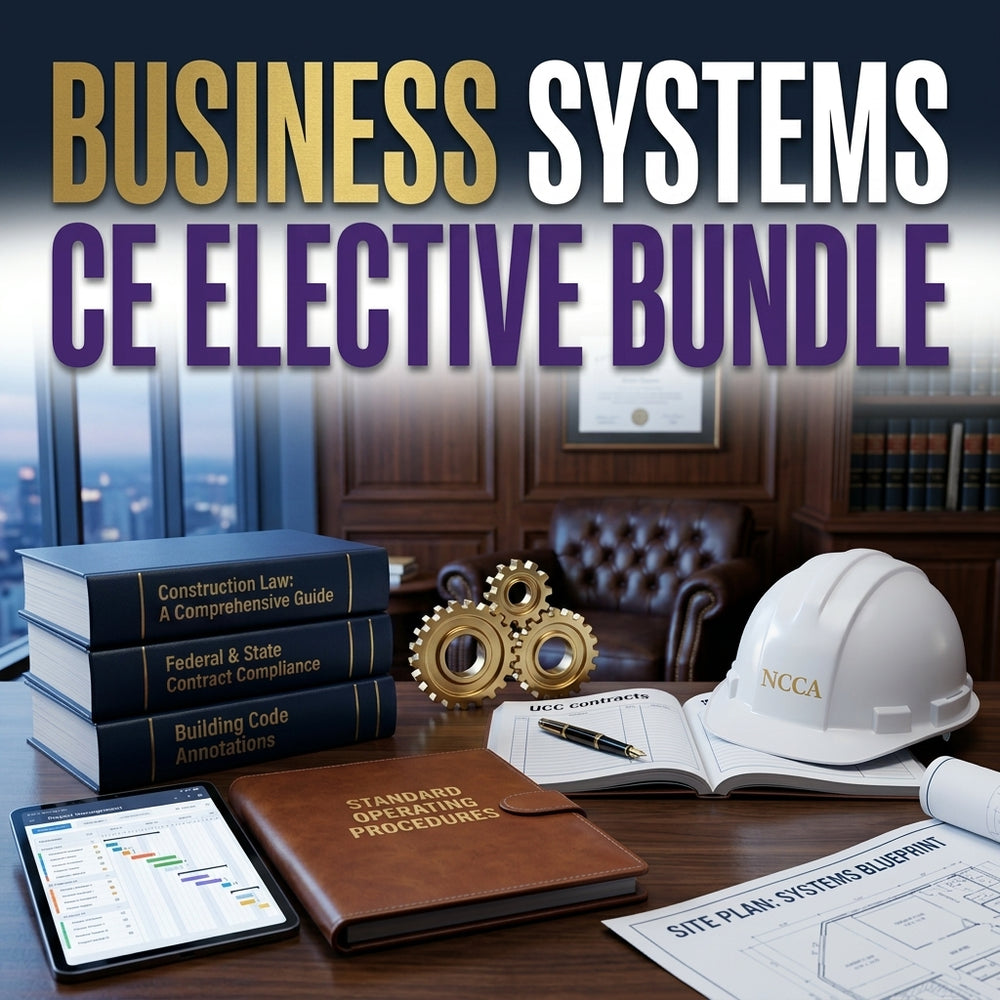 Business Systems CE Elective Bundle — NC Contractor CE