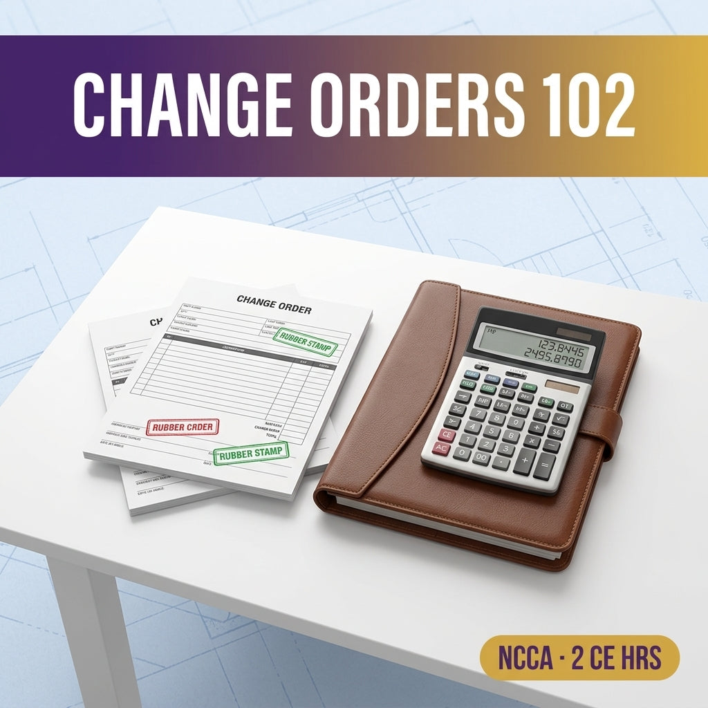 Change Orders 102 — Avoiding Court | NCCA