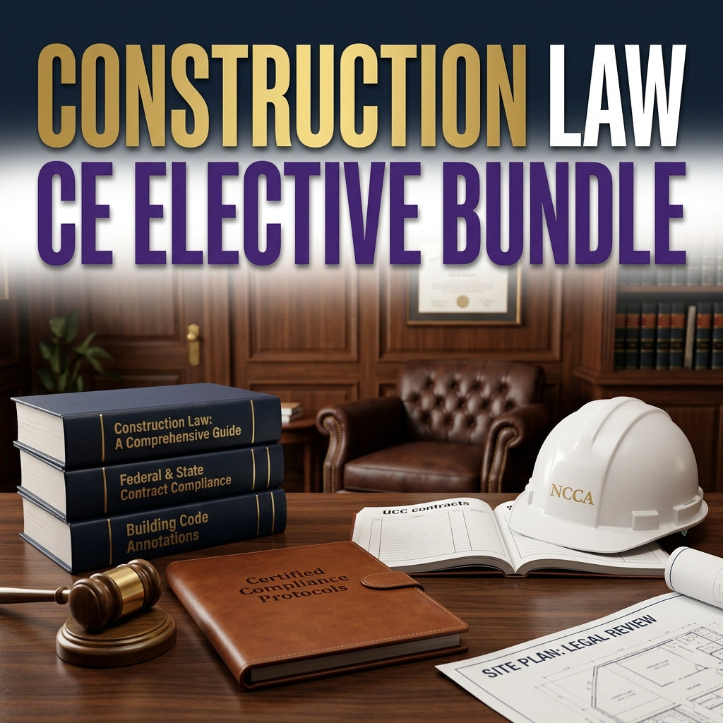 Construction Law CE Elective Bundle — NC Contractor CE