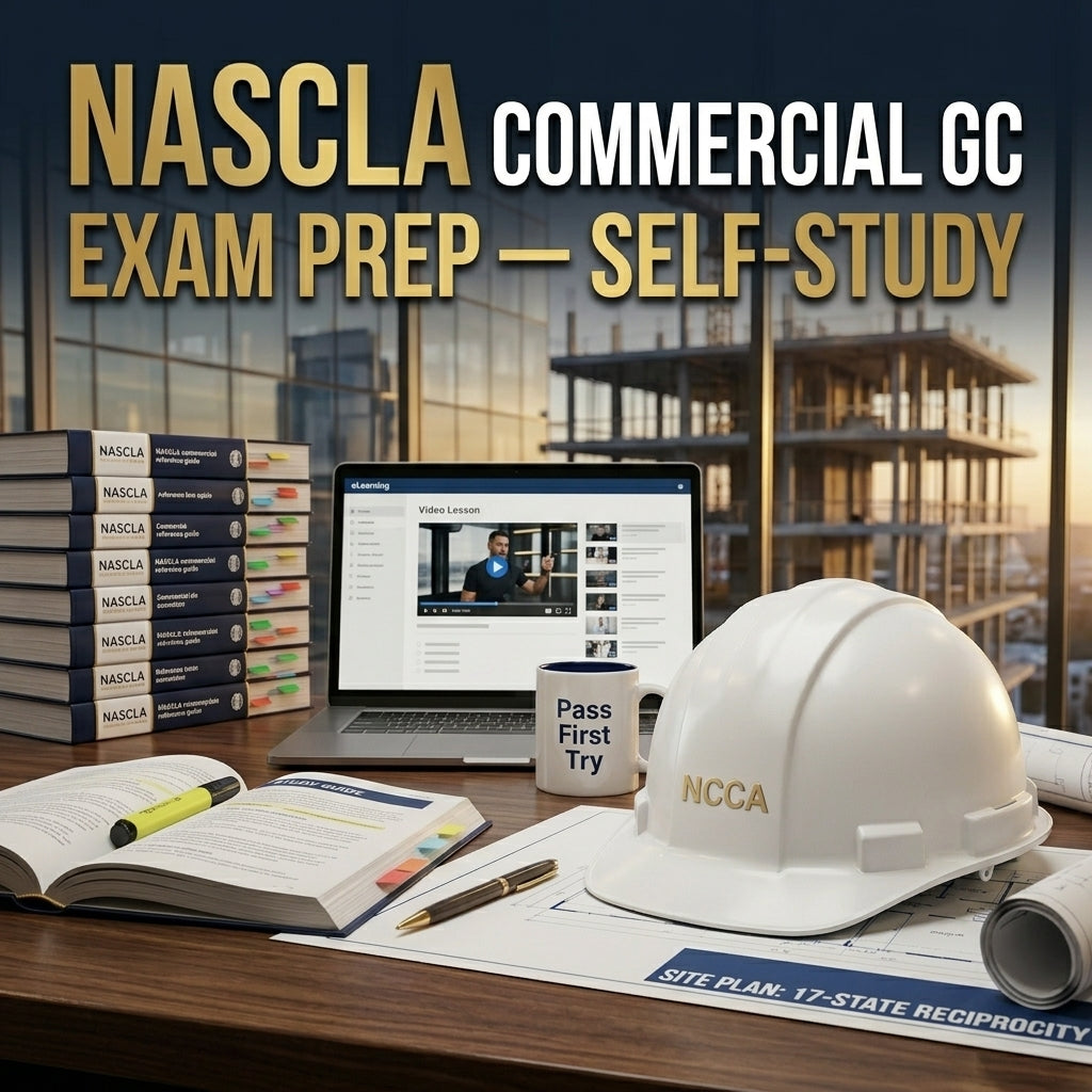 NASCLA Commercial GC Exam Prep — Self-Study — NCCA