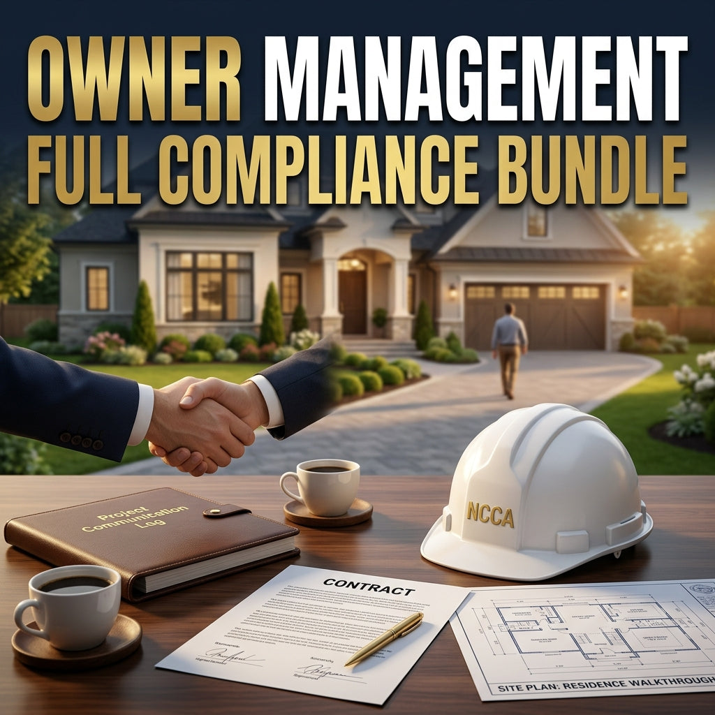 Owner Management Full Compliance Bundle — NC Contractor CE