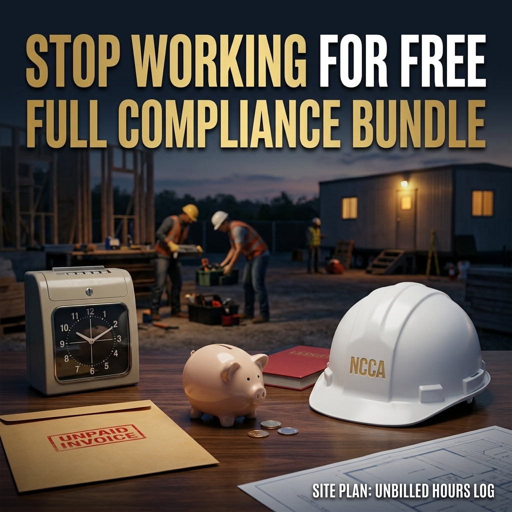 Stop Working for Free Full Compliance Bundle — NC Contractor CE